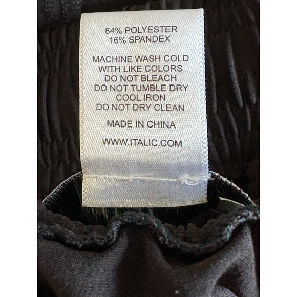 Italic Men’s Black Stride Athletic Shorts 9” Large - Workout Active Quiet Luxury - Picture 8 of 8